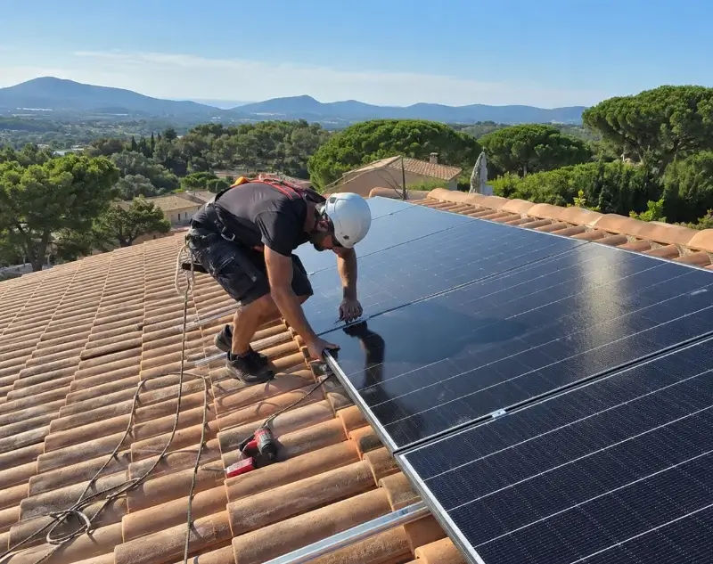Installateur panneaux solaires Le Vert — pose photovoltaïque sur toiture